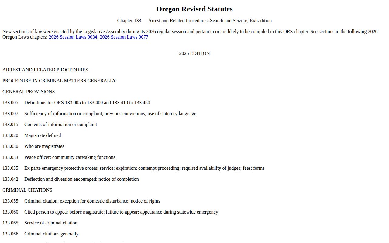 Oregon booking photo law for Polk County arrest record requests